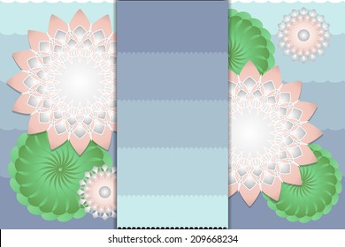 lotus flower card