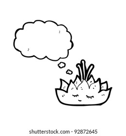 lotus flower cartoon character