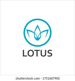 LOTUS Flower Creative Logo Or Symbol Template Icon Design