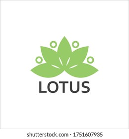 LOTUS Flower Creative Logo Or Symbol Template Icon Design