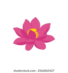 Lotus Flower, Diwali, Hindu, Indian Symbol Illustration