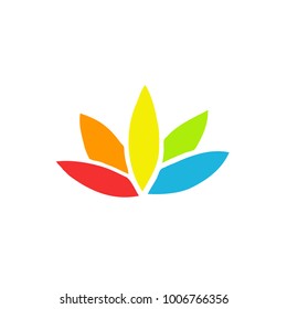 lotus flower doodle icon