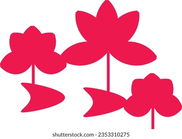 Lotus flower flout in the water