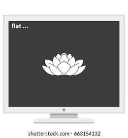 Lotus flower icon.