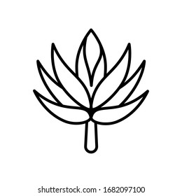 lotus flower icon design, flat style icon collection
