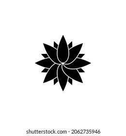 Lotus fllower Symbol Set, Lotus floraler Vektorset