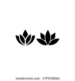 Lotus flower icon symbol vector illustration