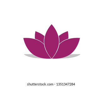 Lotus (flower) icon. Vector