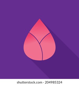Lotus flower icon - Vector