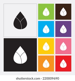 Lotus flower icon - Vector