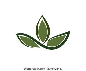 Lotus (flower) icon. Vector illustration. SPA salon