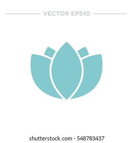 icono de flor de loto. ilustración vectorial