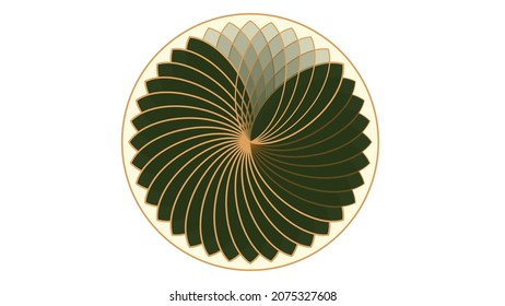 The Lotus Flower inside the Circle