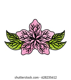 lotus flower isolated icon