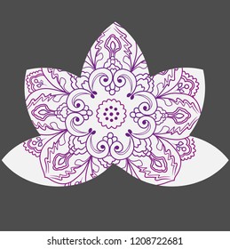Lotus flower light and decorative