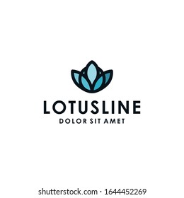 Lotus Flower Logo abstract Beauty Spa