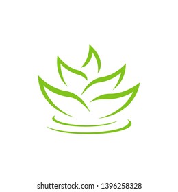 Lotus flower logo beauty care template logo vector. 
Beauty Vector flowers image.