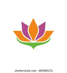 lotus flower logo design
