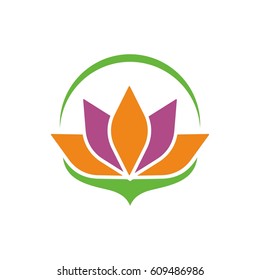 lotus flower logo design