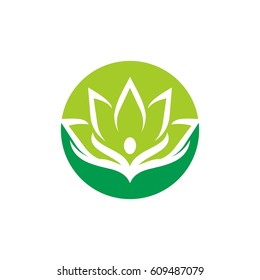 lotus flower logo design