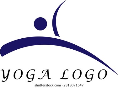 Lotus flower logo with human silhouette, mandala art and color