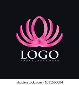 Lotus flower logo icon