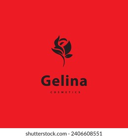 Lotus flower logo icon design template 