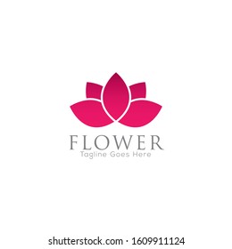 Lotus Flower Logo and Icon Vector Template