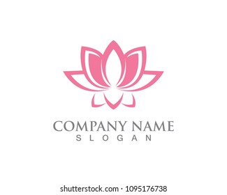 Lotus flower logo and symbols