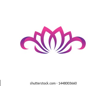 Lotus Flower Logo Template Design Vector, Emblem, Design Concept, Creative Symbol, Icon