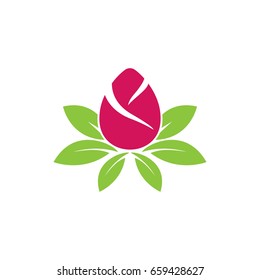 Lotus Flower Logo Template modern