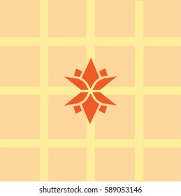   lotus flower logo template sign.