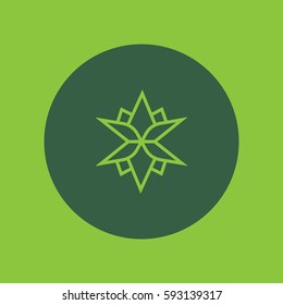   lotus flower logo template sign.