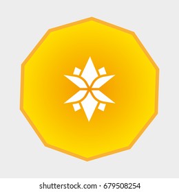   lotus flower logo template sign.