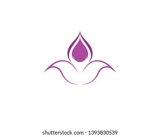 Lotus Flower Logo Template - Vector