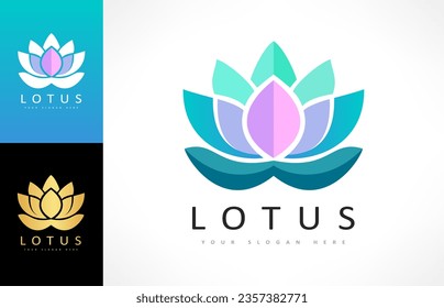 Lotus flower Logo, Vektordesign