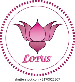 Lotus flower logo. The vector illustrator design mold of the Lotus Icons is better used by eco, saloon beauty, spa, yoga, and medical companies.