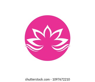 Lotus Flower logos vector