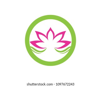 Lotus Flower Logos Vector Stock Vector (Royalty Free) 743790934 ...