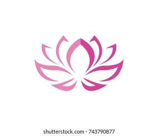 Lotus Flower Logos Symbols Icon Stock Vector (Royalty Free) 763391296 ...