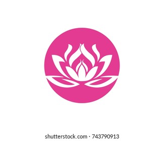 Lotus flower logos vector