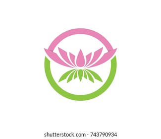 Lotus Flower Logos Vector Stock Vector (Royalty Free) 743790934 ...