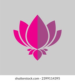 logo de lotus flower lorem ipsum