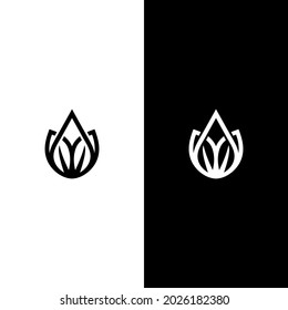 lotus flower modern logo creative
