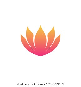 lotus flower nature logo