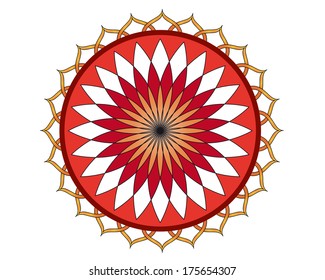 lotus flower on a white background