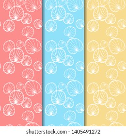 lotus flower seamless floral pattern hand drawn sketch