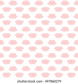 Lotus Flower Seamless Pattern