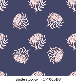 lotus flower seamless pattern trendy style with texture tablet painting Surface pattern design
