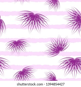 Lotus flower seamless vector pattern background